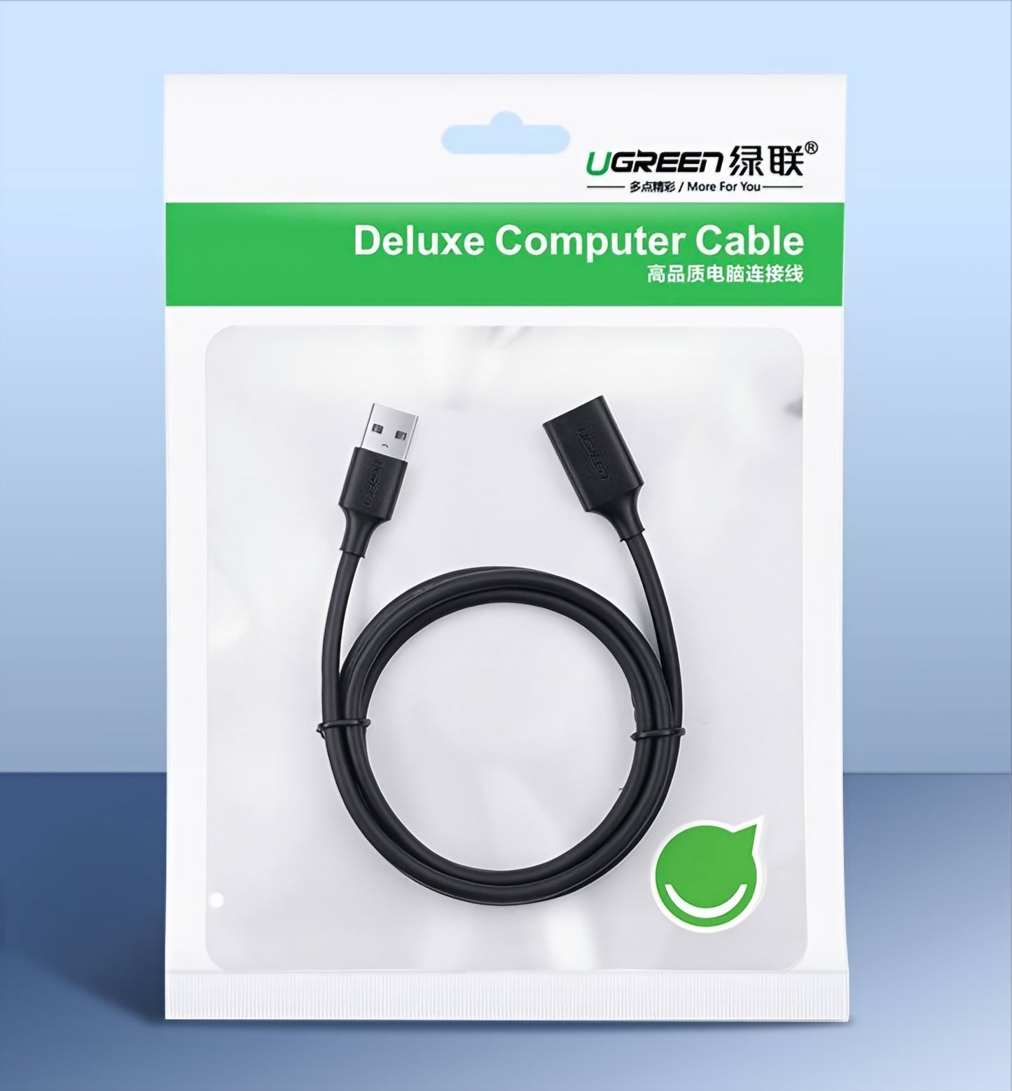 Extensor USB 3.0 UGREEN US129, 5m, Negro