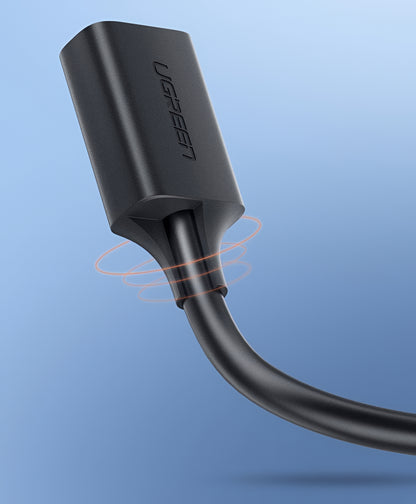 UGREEN US129 USB 3.0 Extension Cable, 2m, Black