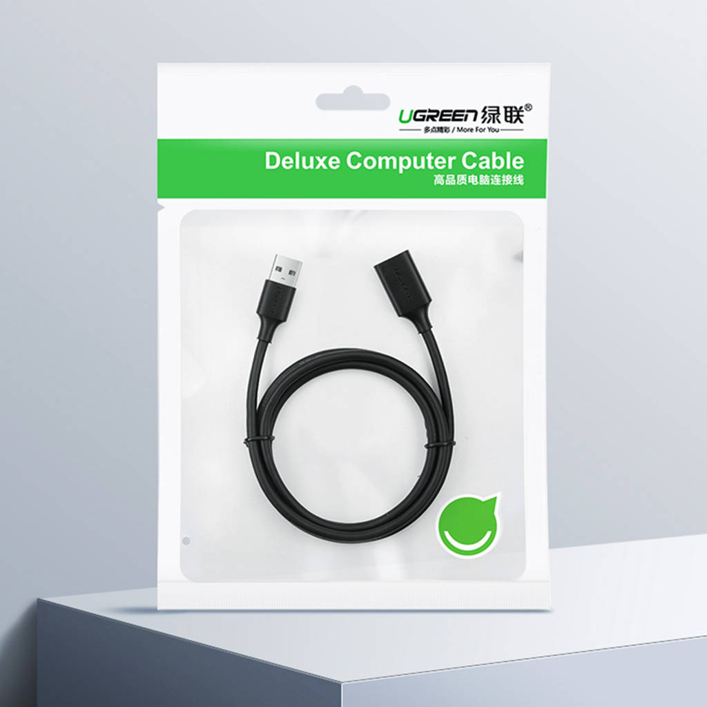 Extensor USB UGREEN US103, 5m, Negro