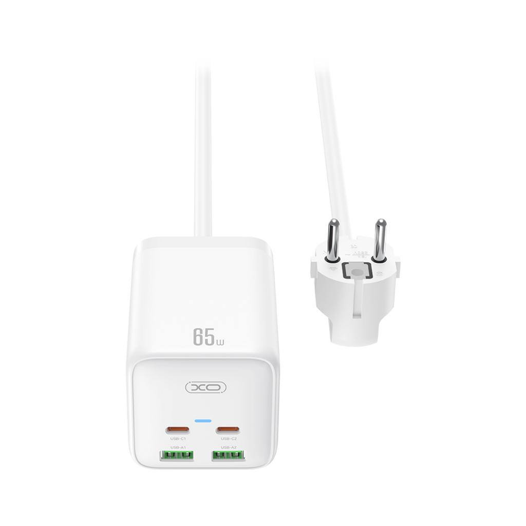 Regleta XO Design WL24, 2 x Enchufe, Blanco