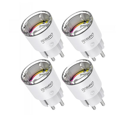 Enchufe Gosund Smart EP2, Wi-Fi, Set de 4 unidades
