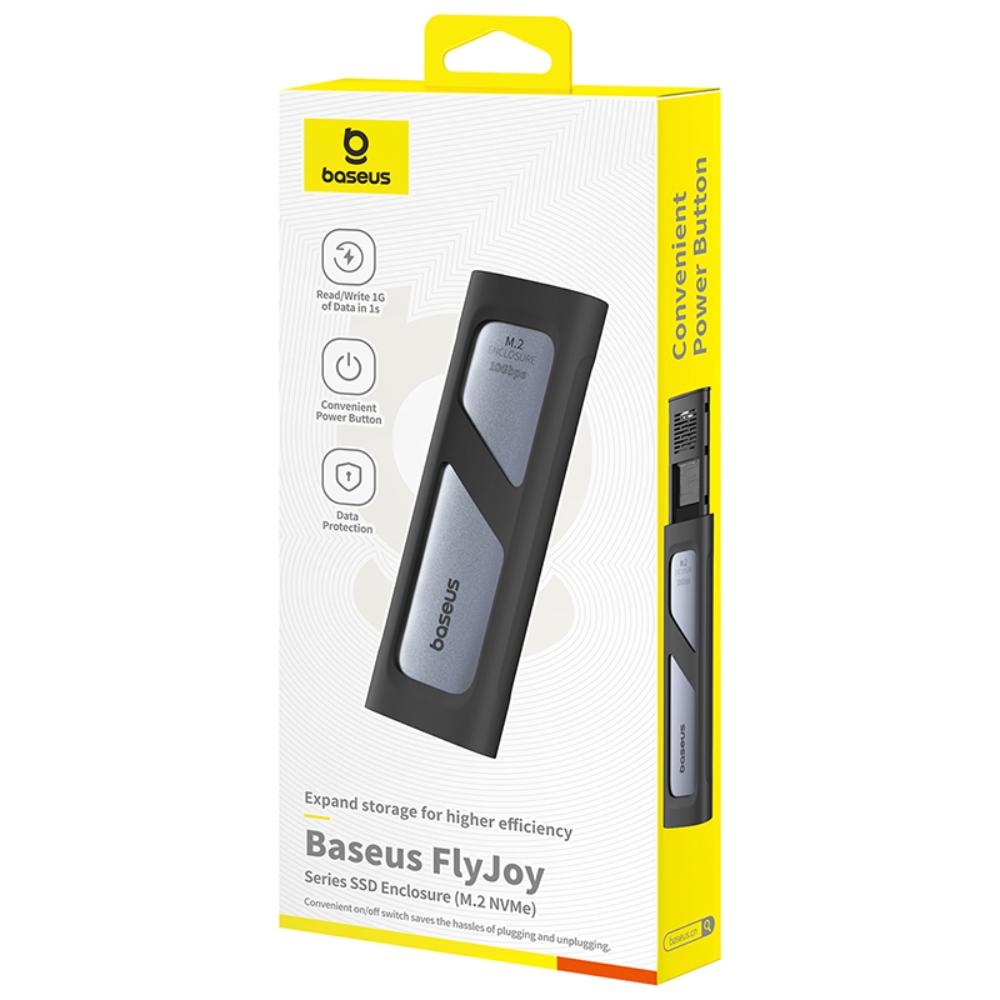 Rack Baseus FlyJoy Series para SSD M.2 NVMe, Gris B00760600811-01