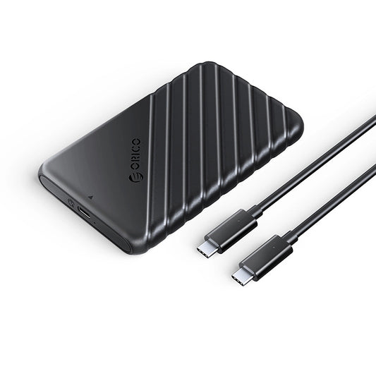 Rack Orico 25PW1C-C3 para HDD / SSD SATA 2.5 pulgadas, USB-C, Negro
