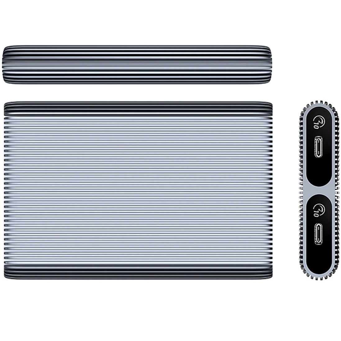 Rack Orico AM2C3-2N Disco Dual para SSD M.2 NVMe, Gris