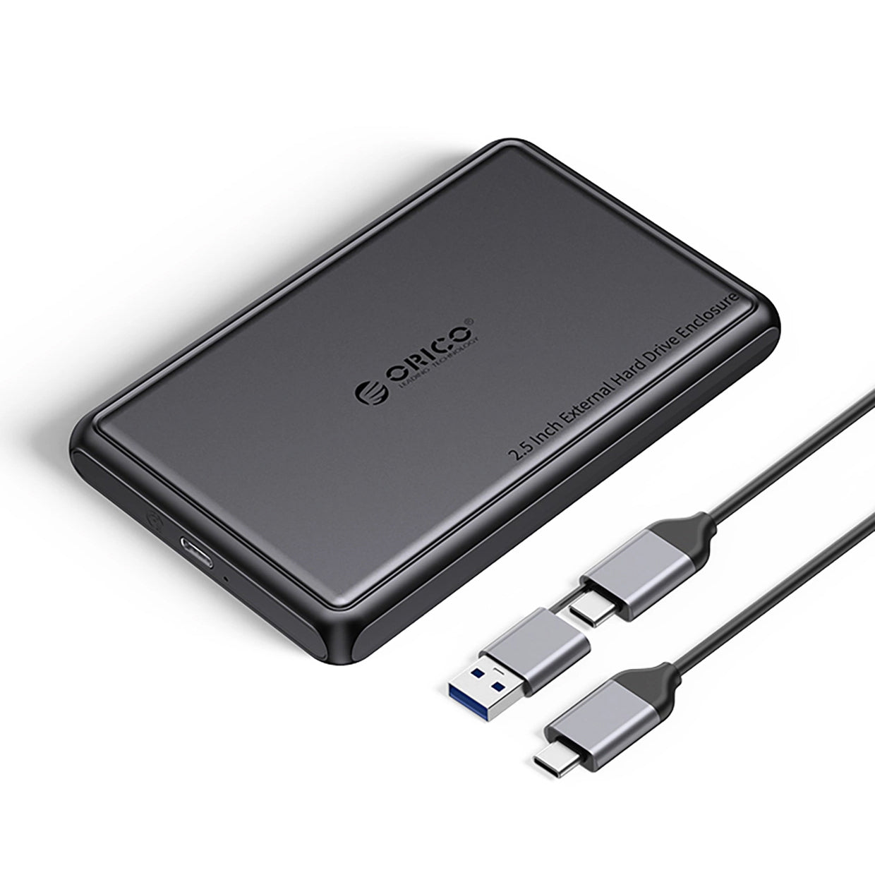 Rack Orico DDL25-C3 para HDD / SSD SATA 2.5 pulgadas, USB-C, Negro