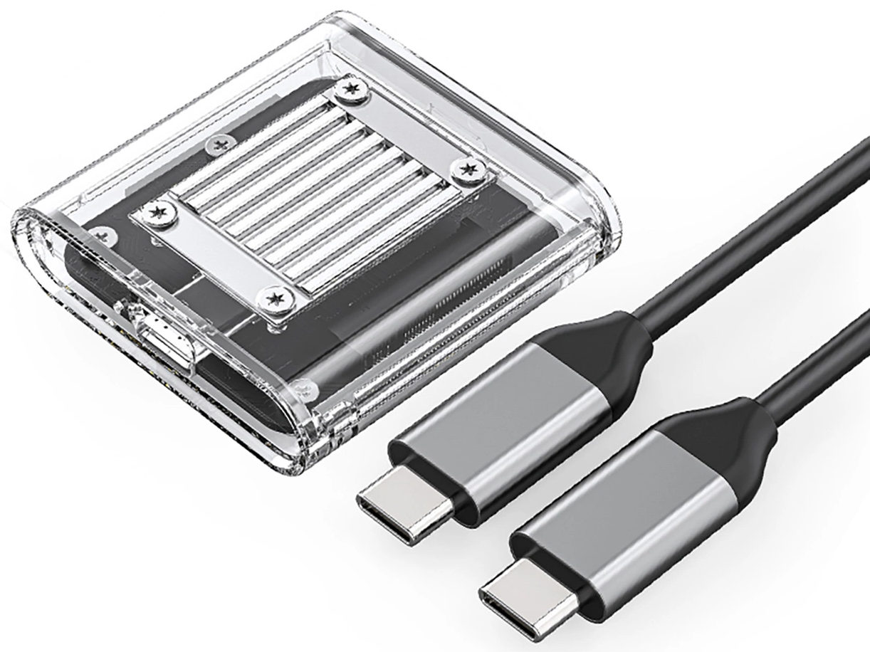 Rack Orico TC20-M2-10G para SSD M.2 NVMe 2230, Transparente