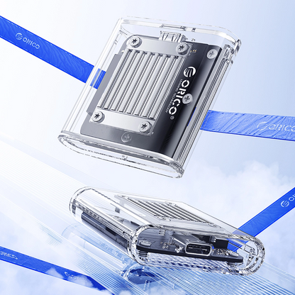 Rack Orico TC20-M2-10G para SSD M.2 NVMe 2230, Transparente