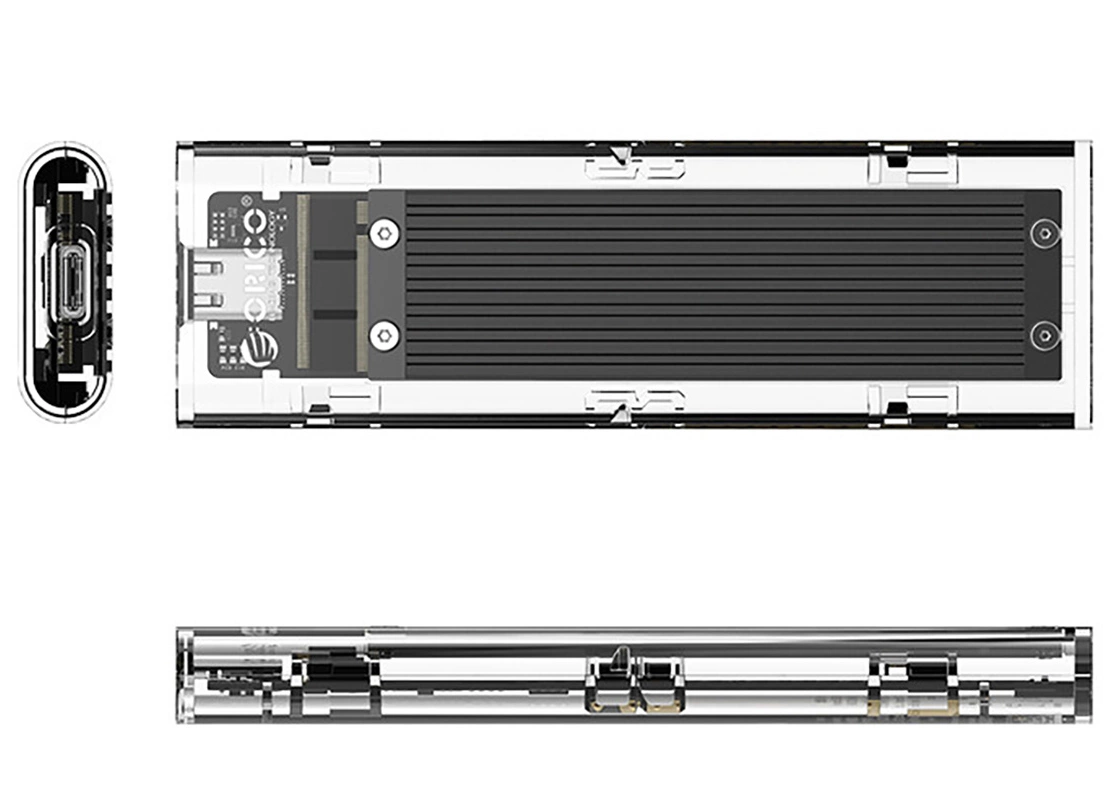 Rack Orico TCM2-C3 para SSD M.2 NVMe, Negro