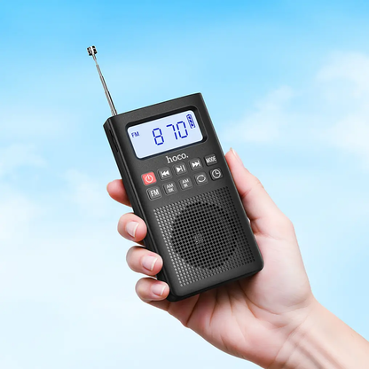 HOCO HI51 Portable Radio, Black