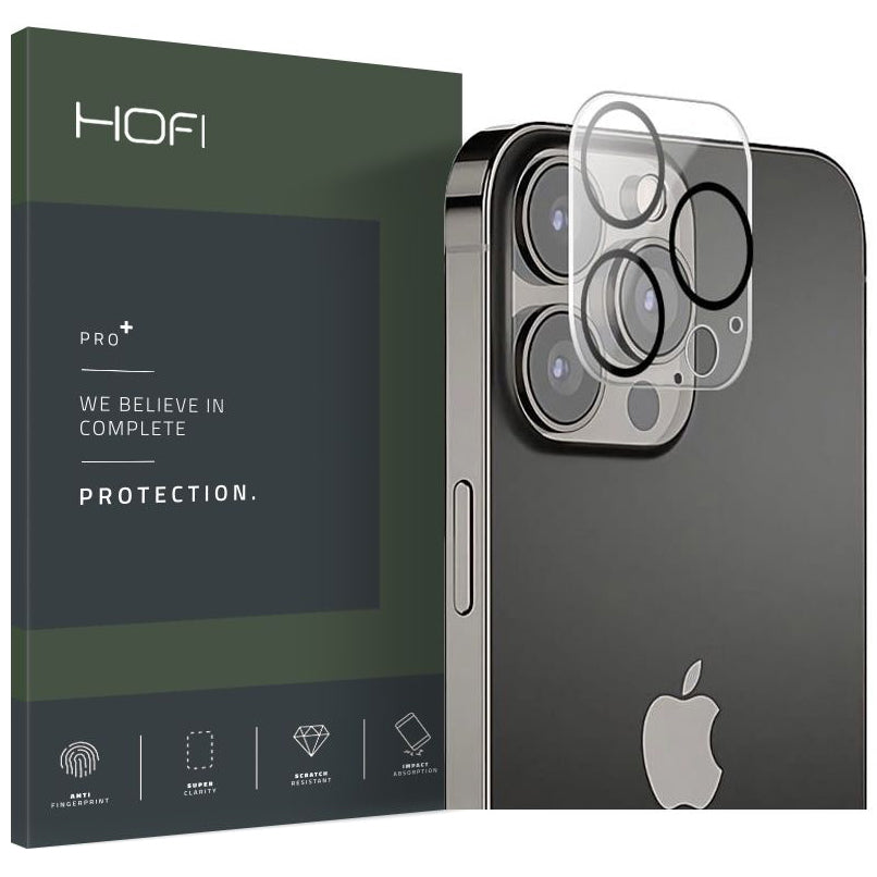 Película Protectora Cámara Trasera HOFI CAM PRO+ para Apple iPhone 13 Pro Max / 13 Pro, Cristal Templado HOFI152CL