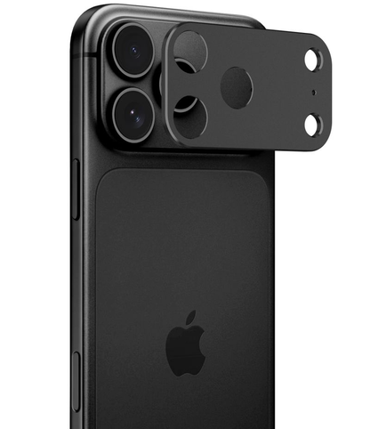 Marco de protección para cámara trasera Tech-Protect Camalloy Fit+ para Apple iPhone 18 Pro Max, Aluminio, Negro