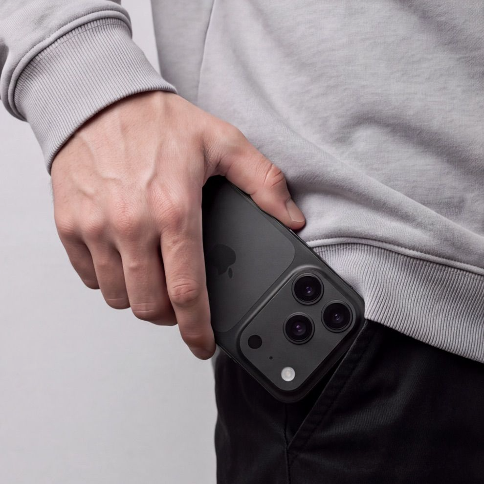 Marco de protección para cámara trasera Tech-Protect Camalloy Fit+ para Apple iPhone 18 Pro Max, Aluminio, Negro