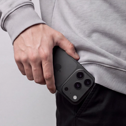 Marco de protección para cámara trasera Tech-Protect Camalloy Fit+ para Apple iPhone 18 Pro Max, Aluminio, Negro
