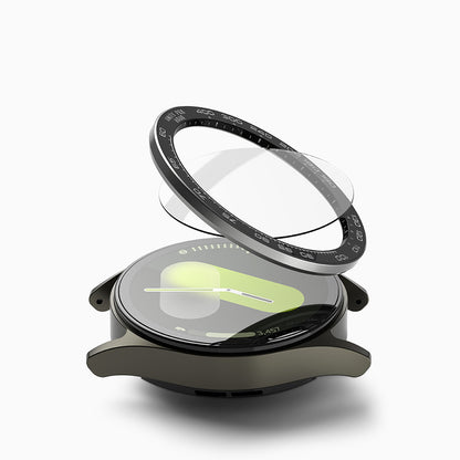 Marco de Protección Ringke Premium Styling para Samsung Galaxy Watch7 44mm, Modelo 1, Negro