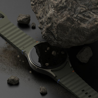 Marco de Protección Ringke Styling para Samsung Galaxy Watch7 40mm, Modelo 5, Plateado