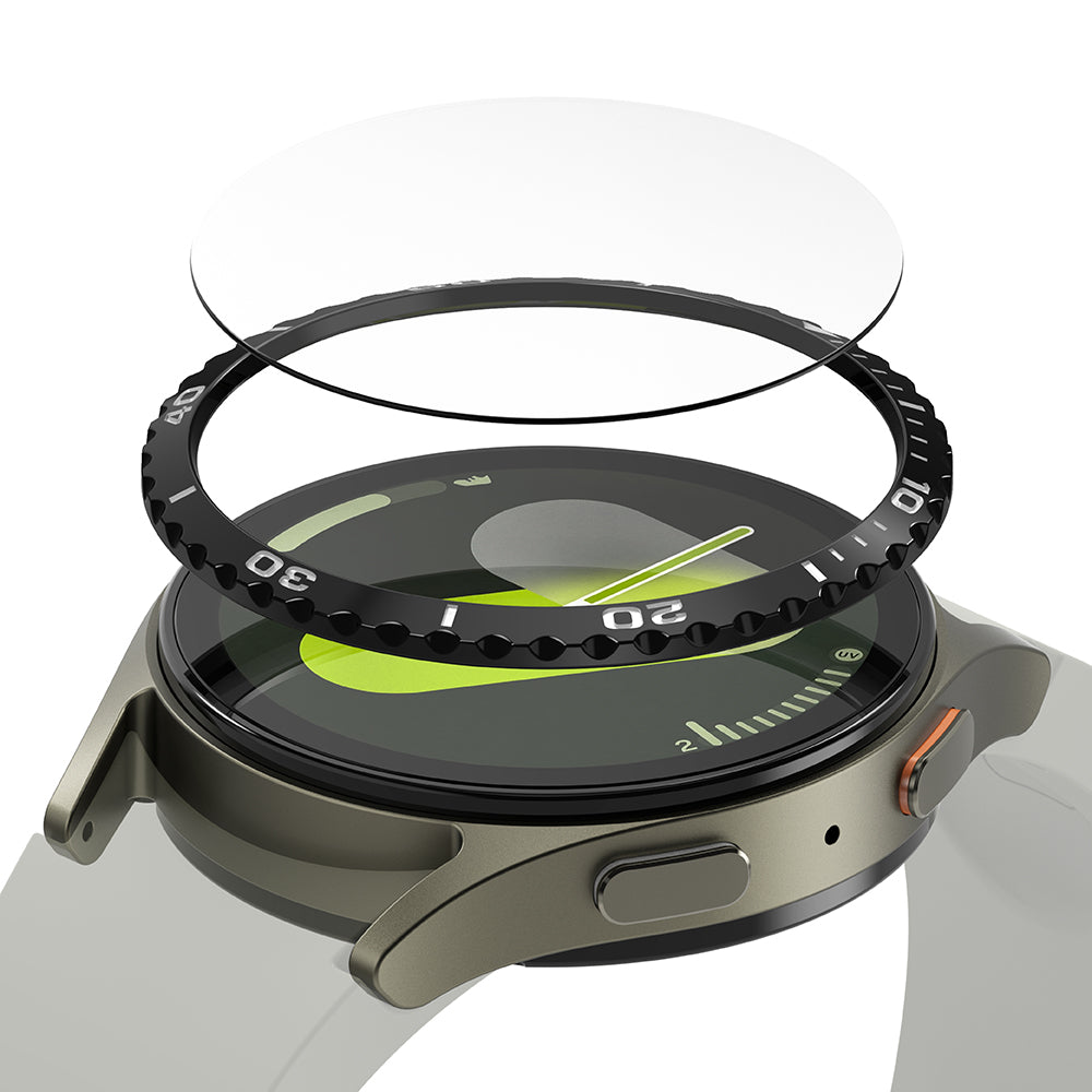 Marco de Protección Ringke Styling para Samsung Galaxy Watch7 40mm, Modelo 6, Negro