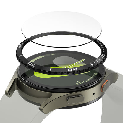 Marco de Protección Ringke Styling para Samsung Galaxy Watch7 40mm, Modelo 6, Negro