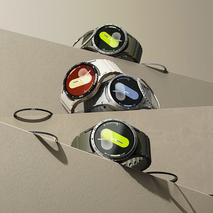 Marco de Protección Ringke Styling para Samsung Galaxy Watch7 40mm, Modelo 6, Negro