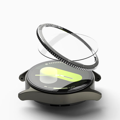 Marco de Protección Ringke Styling para Samsung Galaxy Watch7 40mm, Modelo 7, Plateado