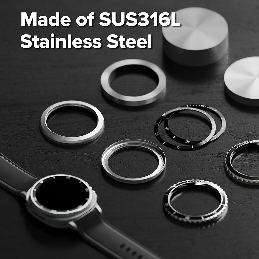 Marco de Protección Ringke Premium Styling para Samsung Galaxy Watch8 Classic, Negro