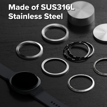 Marco de Protección Ringke Inner Styling para Samsung Galaxy Watch8 Classic, Negro