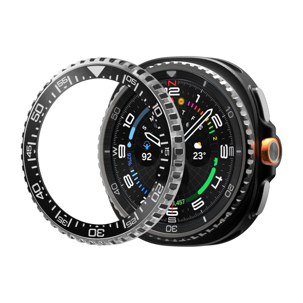 Marco de Protección Spigen Tune Diver para Samsung Galaxy Watch Ultra2, Negro ACS11617