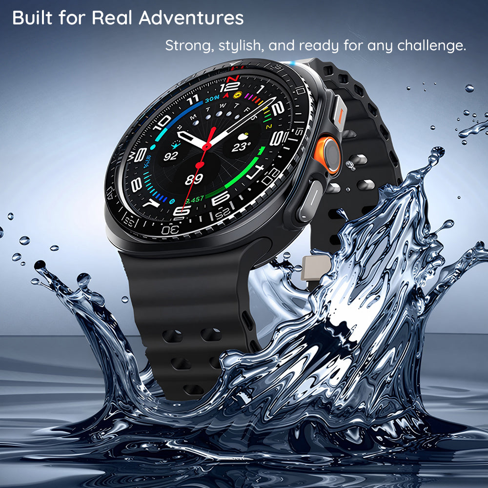 Marco de Protección Spigen Tune Diver para Samsung Galaxy Watch Ultra2, Negro ACS11617