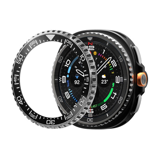 Marco de Protección Spigen Tune Pro Diver para Samsung Galaxy Watch8 Classic, Negro