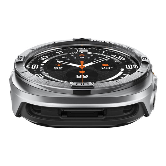 Marco Protector Spigen Tune Pro Pilot para Samsung Galaxy Watch Ultra2, Plateado ACS11618