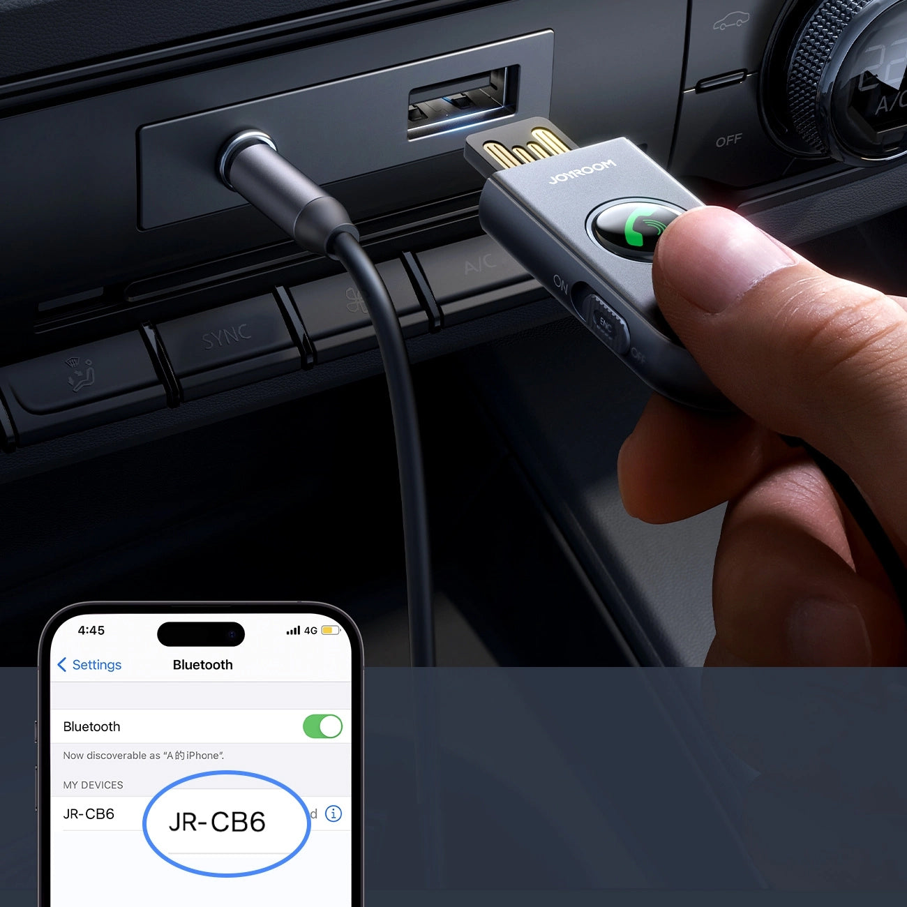 Receptor Bluetooth Joyroom JR-CB6