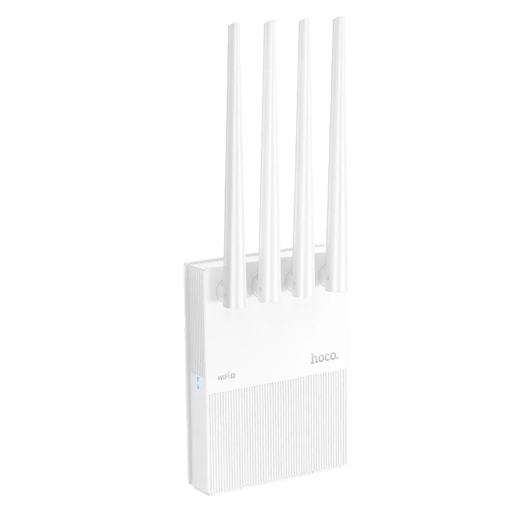 Router Wireless HOCO HI31, Banda Dual, Wi-Fi 5, Blanco