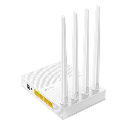 Router Wireless HOCO HI31, Banda Dual, Wi-Fi 5, Blanco