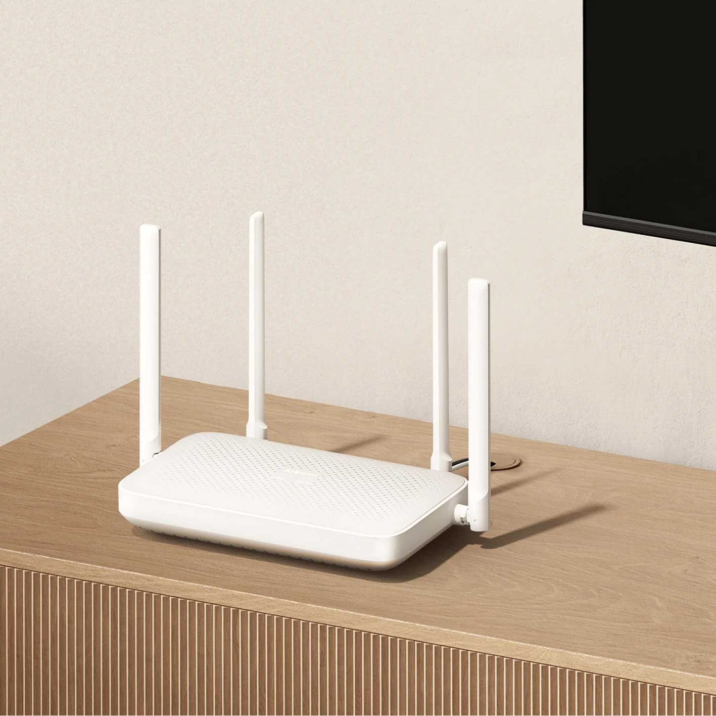 Xiaomi AX1500 Router Inalámbrico, Doble Banda, Wi-Fi 6, Blanco DVB4412GL