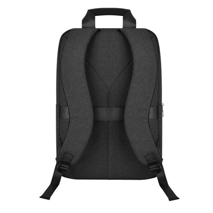 WiWu Mochila minimalista para portátil de 15,6 pulgadas, negra 