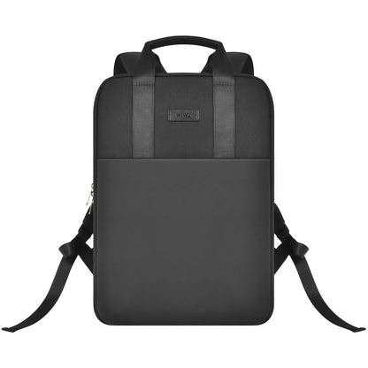 WiWu Mochila minimalista para portátil de 15,6 pulgadas, negra 