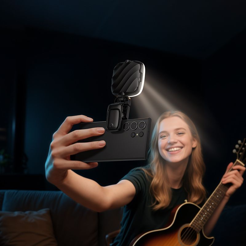 Selfie Light HOCO K29, Universal, Negro