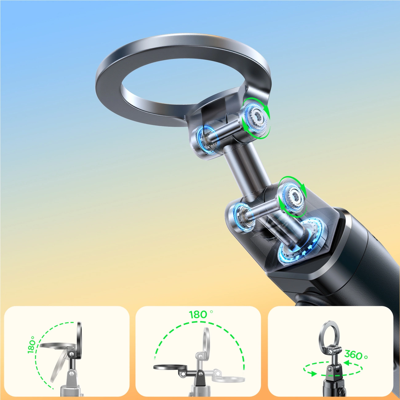 Selfie Stick Bluetooth Joyroom JR-ZS509, Universal, Negro