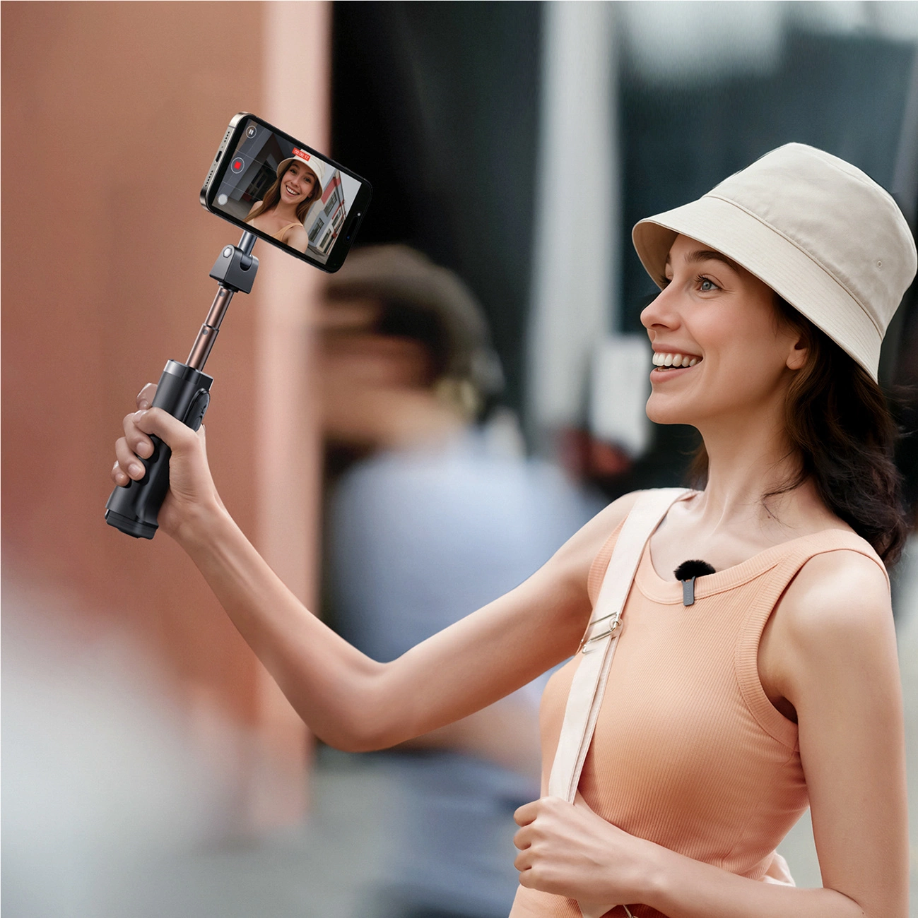 Selfie Stick Bluetooth Joyroom JR-ZS509, Universal, Negro