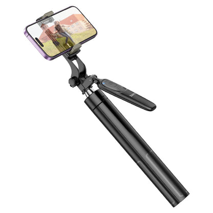 Selfie Stick Bluetooth HOCO K19 Soul Live Broadcast, Universal, Negro 