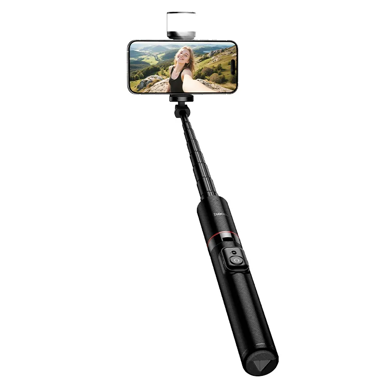 Selfie Stick Bluetooth HOCO K34, 4.5 pulgadas - 7 pulgadas, Negro