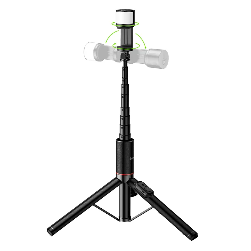 Selfie Stick Bluetooth HOCO K34, 4.5 pulgadas - 7 pulgadas, Negro