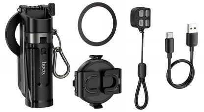 Selfie Stick Bluetooth HOCO K27 Pro, Universal, Negro