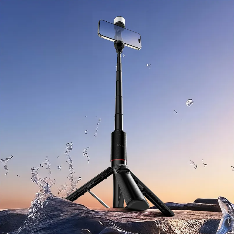 Selfie Stick Bluetooth HOCO K34, 4.5 pulgadas - 7 pulgadas, Negro