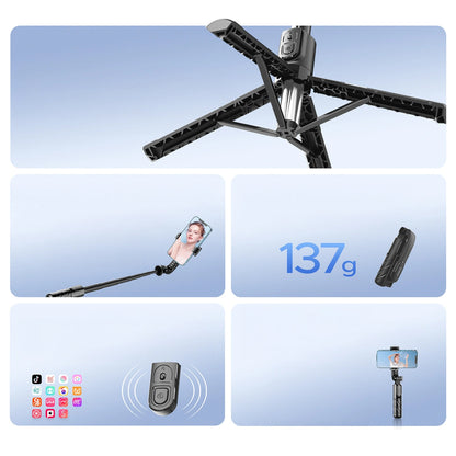 Selfie Stick Bluetooth Orico SPV100, Universal, Negro