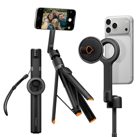 Selfie Stick Bluetooth Spigen S582W, Universal, Negro AMP11372