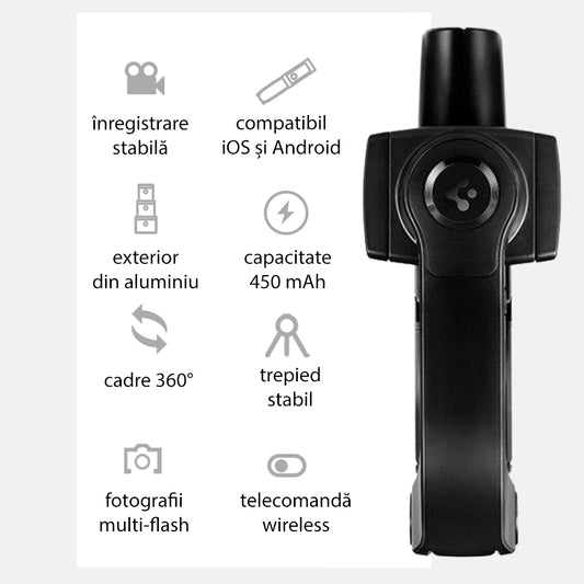 Estabilizador Gimbal Spigen S610W, Universal, Negro