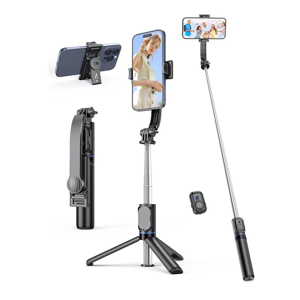Selfie Stick Bluetooth Techsuit C01, Universal, Negro