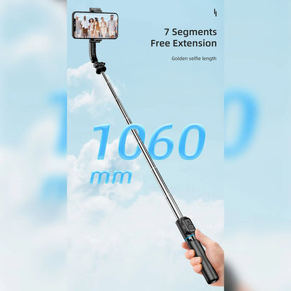 Selfie Stick Bluetooth Techsuit C01, Universal, Negro