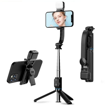 Selfie Stick Bluetooth Techsuit C01s, Universal, Negro