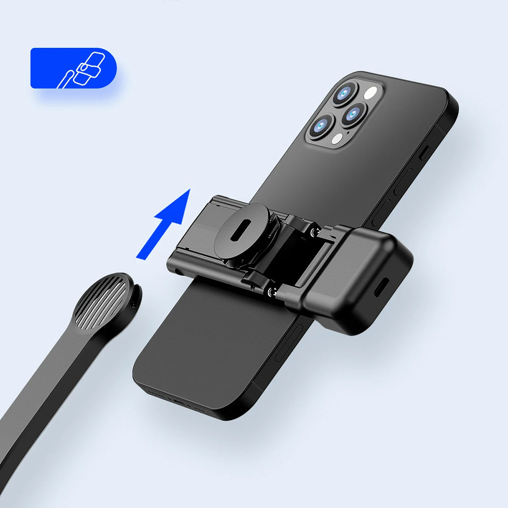 Selfie Stick Bluetooth Techsuit C01s, Universal, Negro
